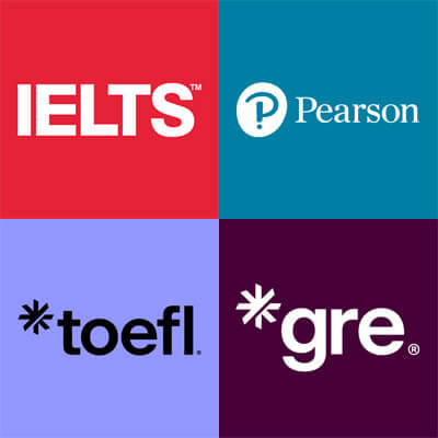 Test Prep – IELTS, PTE, TOEFL, GRE, GMAT & SAT Coaching